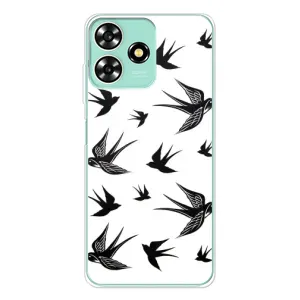 Чохол з пташками на ZTE Blade A73 (VPrint) (Ластівки)