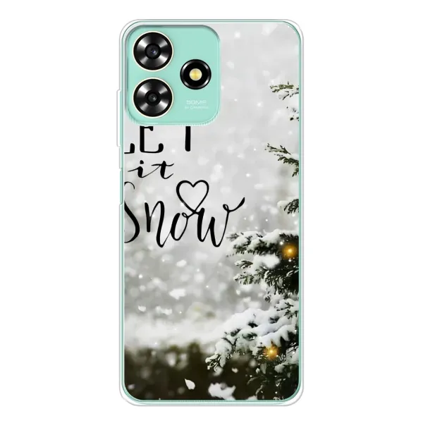 Чехол с принтом «Let it snow» для ZTE Blade A73 Чехол с принтом «Let it snow» для ZTE Blade A73