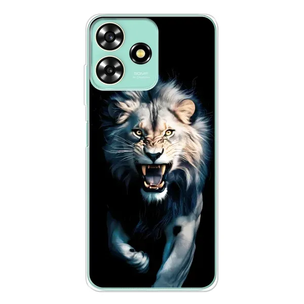 Чохол з принтом «Лев у темряві» для ZTE Blade A73