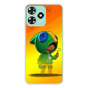 Чехол для ZTE Blade A73 Бравл Старс (VPrint) (Хлопчик Леон)