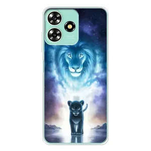 Чохол з картинкою ЛЕВ для ZTE Blade A73 (VPrint) (Маленький лев)