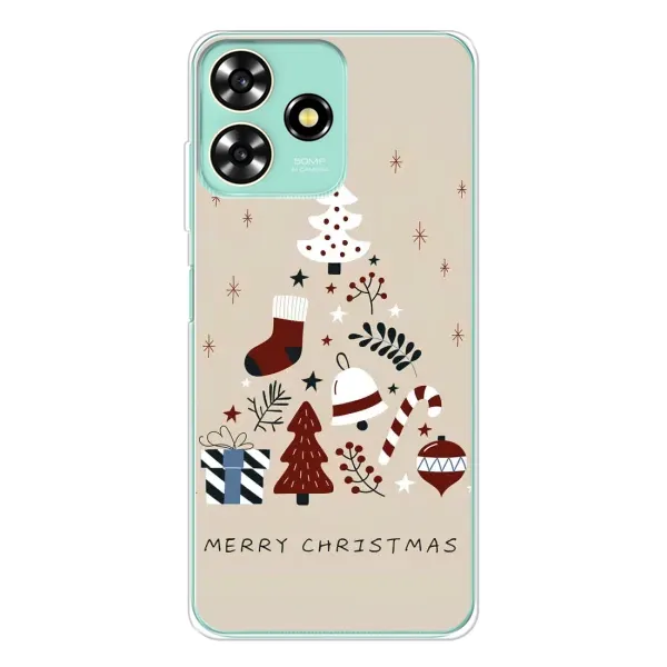 Чохол з принтом «Merry Christmas» для ZTE Blade A73