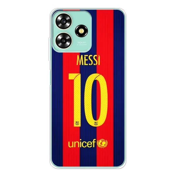 Чехол с принтом «Messi Barca 10» для ZTE Blade A73