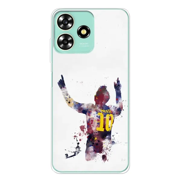 Чехол с принтом «Messi Barca» для ZTE Blade A73