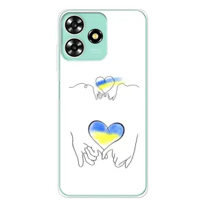 Чохол для Патріота України ZTE Blade A73 - (AlphaPrint) (Мир Україні)