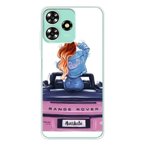 Чехол с печатью для ZTE Blade A73 - (Мода) (AlphaPrint) (На машине)