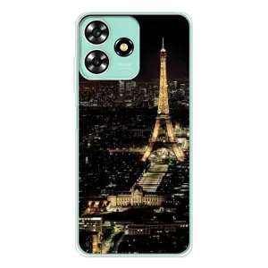 Чехол Эйфелева Башня для ZTE Blade A73 - (AlphaPrint) (Ночной Париж)