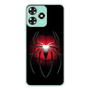 Чехол с человеком пауком для ZTE Blade A73 - (AlphaPrint)