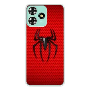 Чехол с человеком пауком для ZTE Blade A73 - (AlphaPrint) (Паук Марвел)