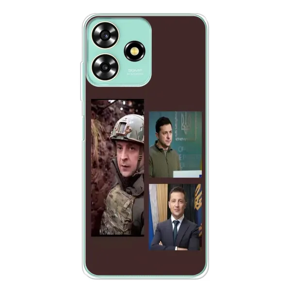 Чехол с принтом «Президент» для ZTE Blade A73