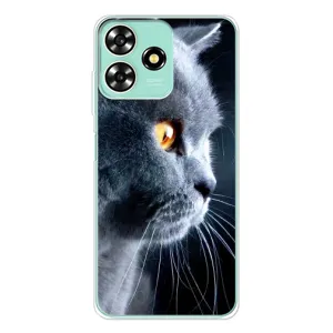 Чохли з Котиками для ZTE Blade A73 (VPrint) (Сірий Кіт)