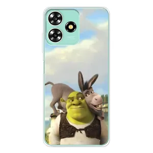 Чохол з мультфільмом Шрек на ZTE Blade A73 (Шрек та Осел)