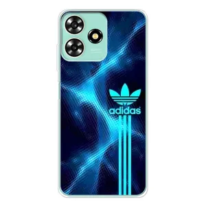 Чехлы Адидас для ZTE Blade A73 (AlphaPrint) (Синий Адидас)