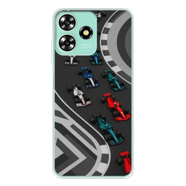 Чехол с принтом «Трасса Ф1» для ZTE Blade A73