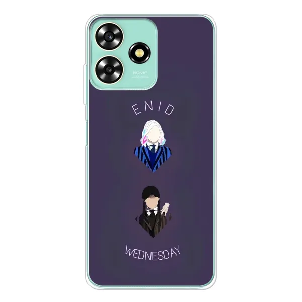 Чехол с принтом «Уэнздей и подруга» для ZTE Blade A73