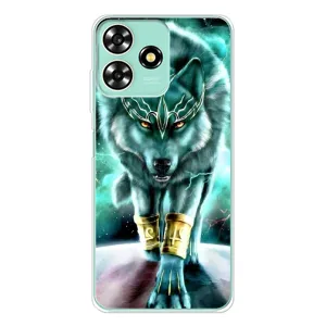 Защитные чехлы для ЗТЕ Блейд А73 (AlphaPrint) (ХИТ продаж) ВОЛК