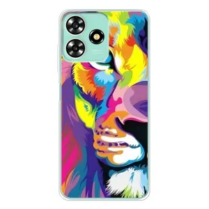 Чохол з картинкою ЛЕВ для ZTE Blade A73 (VPrint) (Яскравий Лев)