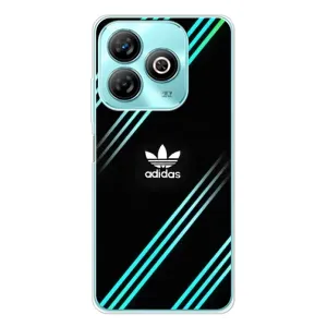 Чехлы Адидас для ZTE Blade A75 (AlphaPrint) (Адидас с полосами)