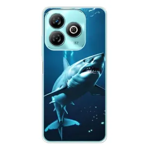 Чехол с принтом «Акула под водой» для ZTE Blade A75