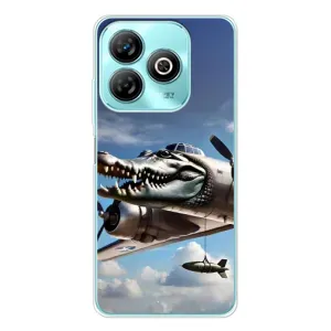 Чехол с мемом Тралалело тралала на ZTE Blade A75 (Бомбардиро крокодило)