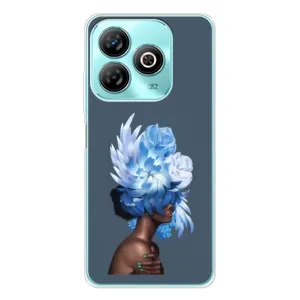 Чехлы (ART) Цветы на ZTE Blade A75 (VPrint) (Цветы на голове)