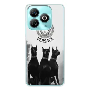 Чехлы VERSACE для Блейд А75 (PREMIUMPrint) (Доберман Версаче)