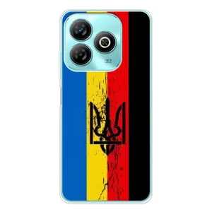 Украинские Чехлы для ZTE Blade A75 с картинкой УПА (AlphaPrint) (Флаг УПА)