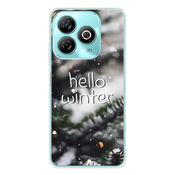 Чехол с принтом «Hello winter» для ZTE Blade A75 Чехол с принтом «Hello winter» для ZTE Blade A75