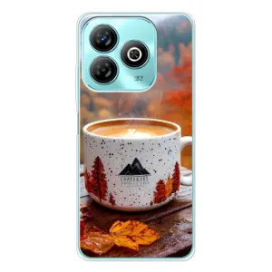 Чехол с принтом «Кофе на природе» для ZTE Blade A75