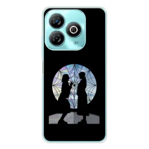 Чехлы Венсдей на ZTE Blade A75 Уэнсдей (AlphaPrint) (комната Уэнздей)