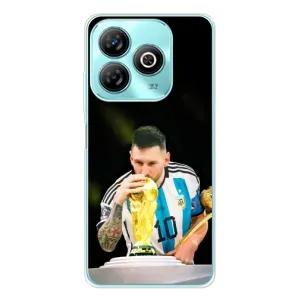 Чехлы для ZTE Blade A75 (Leo чемпион) (AlphaPrint) (Кубок Месси)