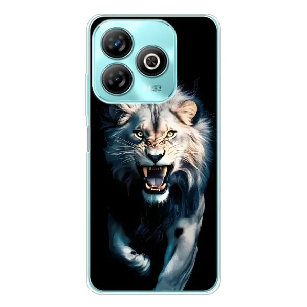 Чехол с принтом «Лев в темноте» для ZTE Blade A75