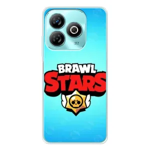 Чехлы Brawl Stars для ZTE Blade A75 (AlphaPrint) (Лого Бравл Старс)