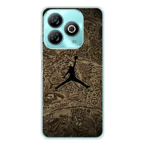 Чехлы для ZTE Blade A75 - с картинкой JORDAN (AlphaPrint) (Logo Jordan)