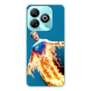 Чехол с принтом «Человек-факел в огне» для ZTE Blade A75