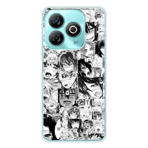 Анимешный чехол для ZTE Blade A75 (Ahegao manga)