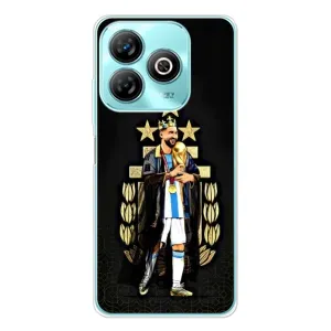Чехлы для ZTE Blade A75 (Leo чемпион) (AlphaPrint) (Месси Король)