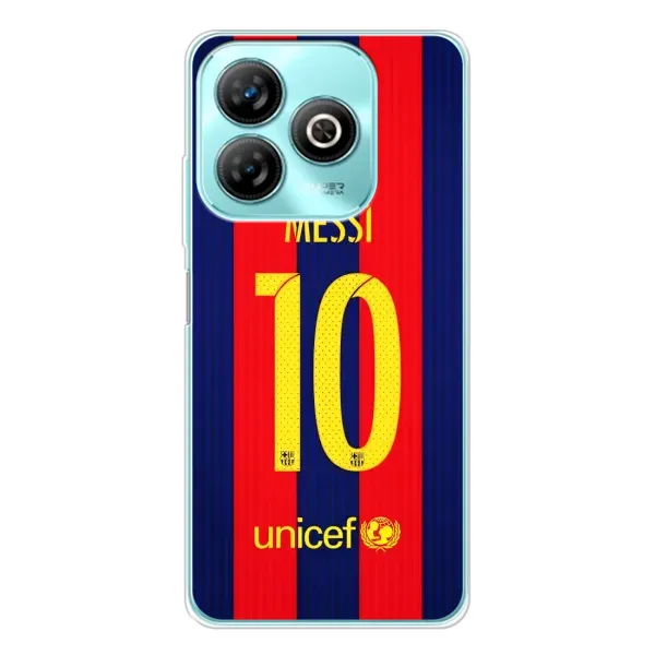Чехол с принтом «Messi Barca 10» для ZTE Blade A75