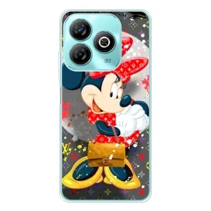 Чехол Disney Mouse ZTE Blade A75 (PREMIUMPrint) (Minni с бантиком)