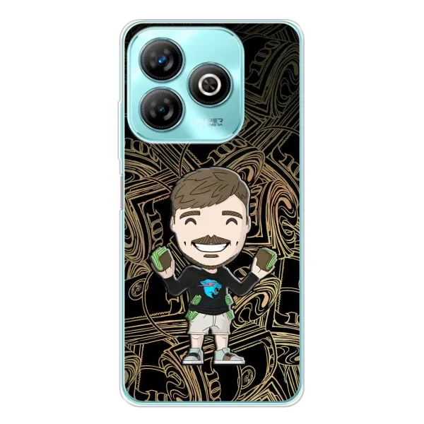 Чехол с принтом «Mister Beast» для ZTE Blade A75