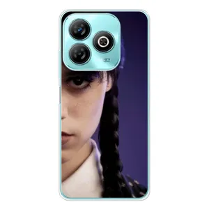 Чехол с дизайном Венздей 2 на ZTE Blade A75 (Загадочный взгляд Уэнздей)