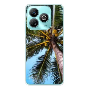 Силиконовый чехол с КАРТИНКАМИ лето для ZTE Blade A75 (AlphaPrint) (Пальма)