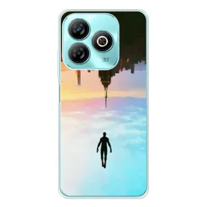 Чехол с человеком пауком для ZTE Blade A75 - (AlphaPrint) (Паук человек)