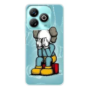 Чехлы для ZTE Blade A75 - Bearbrick Louis Vuitton (PREMIUMPrint) (Плач Bearbrick)