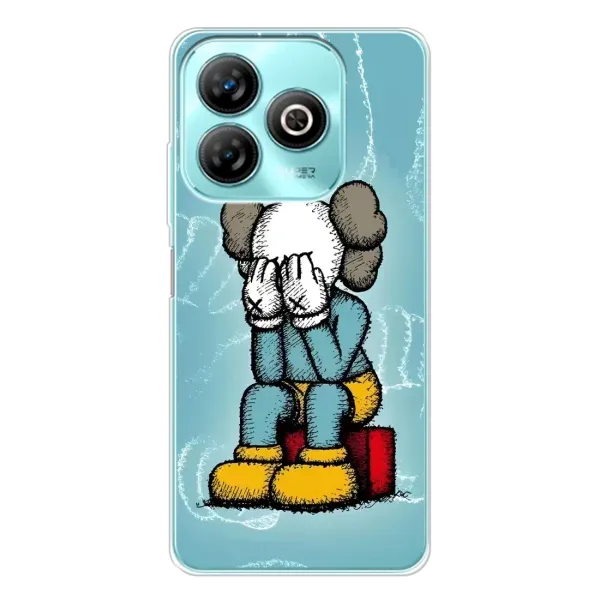Чохол з принтом «Плач Bearbrick» для ZTE Blade A75