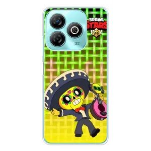 Чехлы Brawl Stars для ZTE Blade A75 (AlphaPrint) (Поко в самбреро)