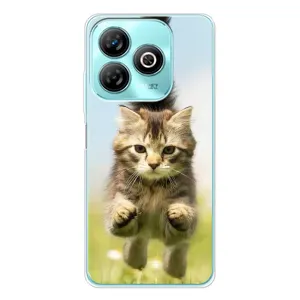 Чехлы с Котиками для ZTE Blade A75 (VPrint) (Прыжок кота)