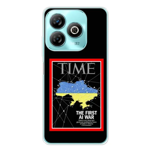 Чехол с принтом «TIME Ukraine» для ZTE Blade A75