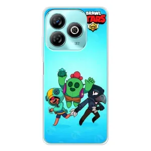 Чехлы Brawl Stars для ZTE Blade A75 (AlphaPrint) (Трио героев)