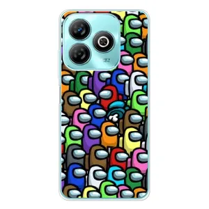 Чехол Амонг Ас для ZTE Blade A75 (AlphaPrint) (Убит)